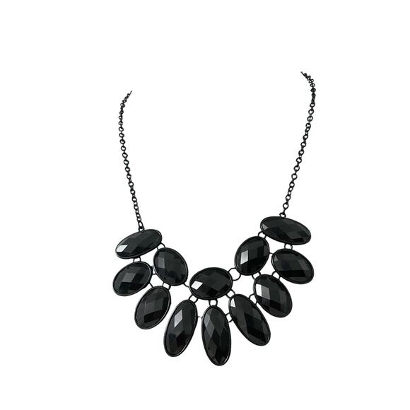 black bib necklace - Picture 1 of 7